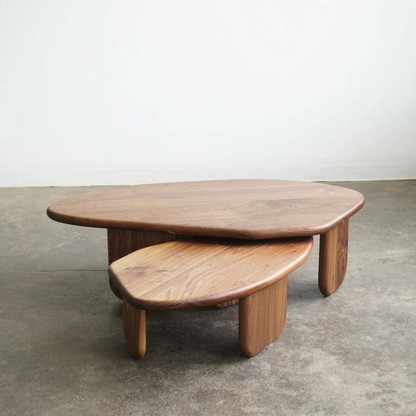 AVELLANA walnut coffee table set