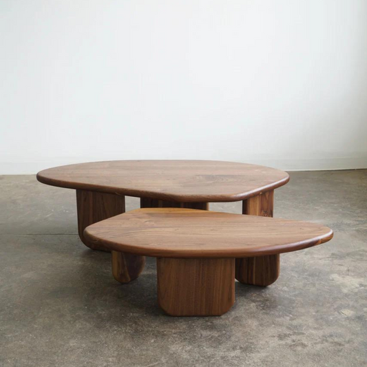 AVELLANA walnut coffee table set