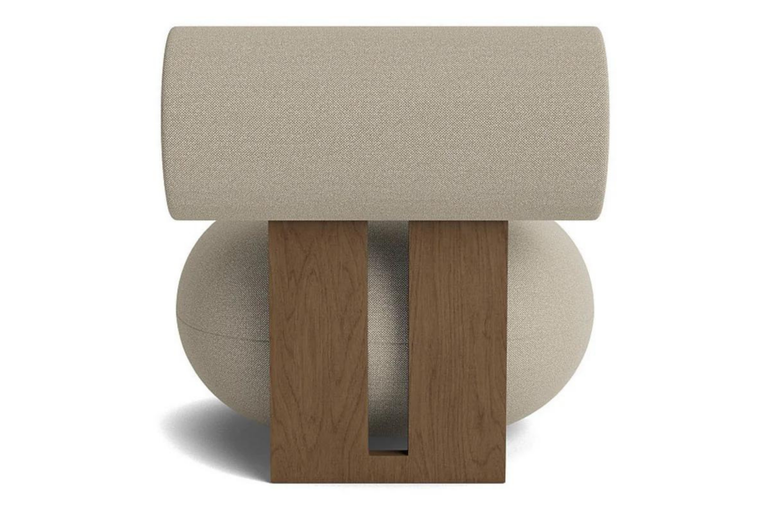 Fauteuil personnalisable en bois massif NOA