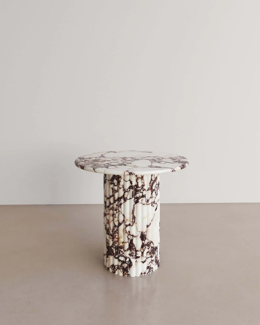 PAOLA solid marble side table