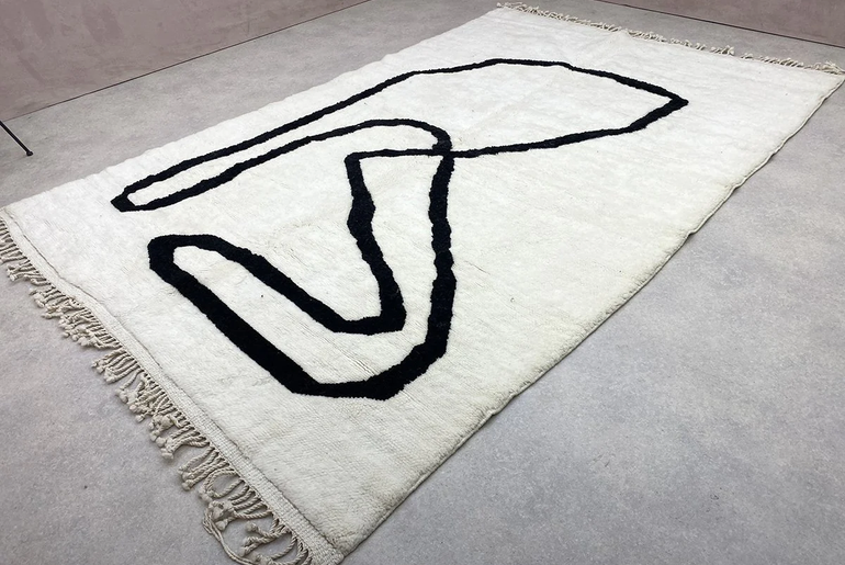 Tapis réalisé à la main 100% laine JALILA