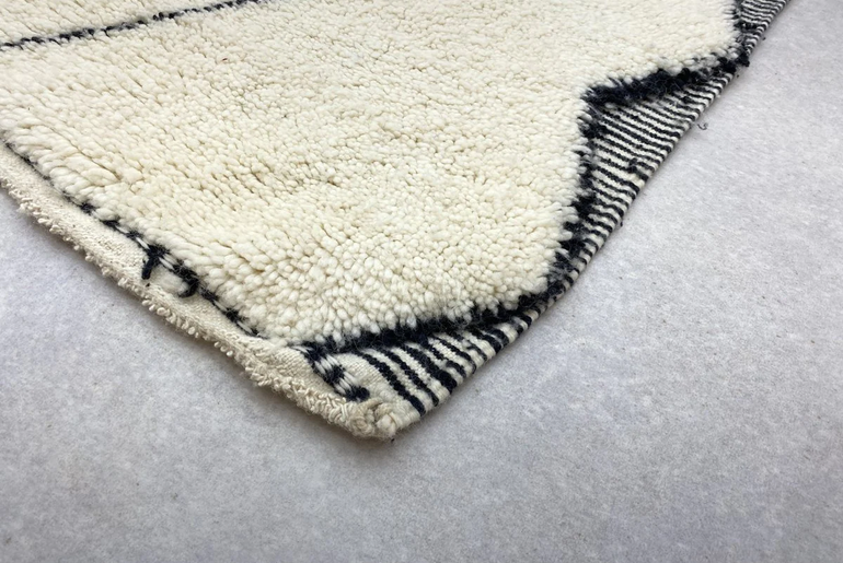 Handmade rug 100% wool ZEBRA