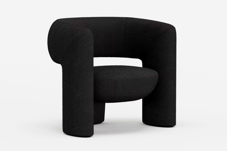 CORSO brushed wool armchair