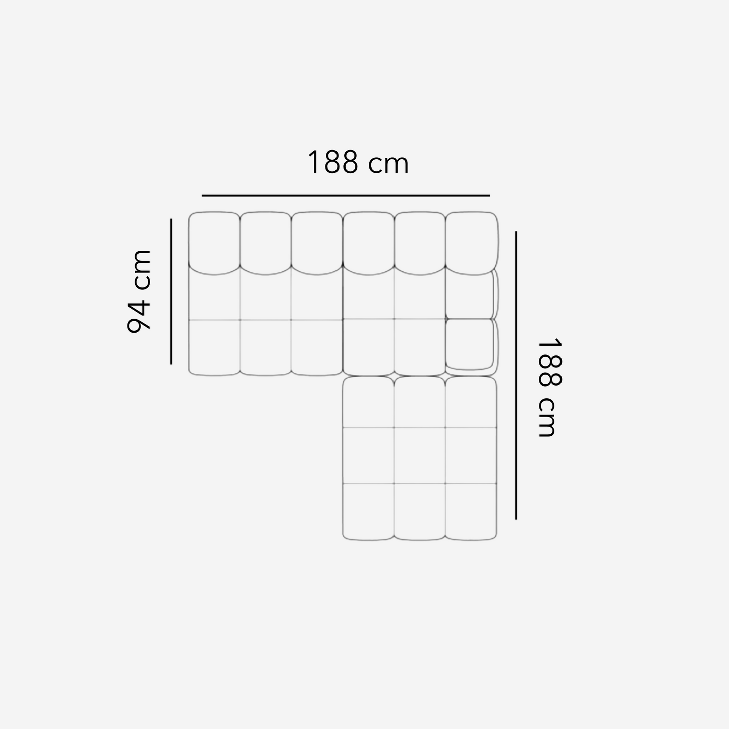 Sofá modular GUÉLIZ Le Studio