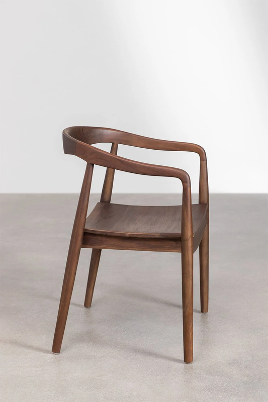 OSAKA solid walnut or beech chair