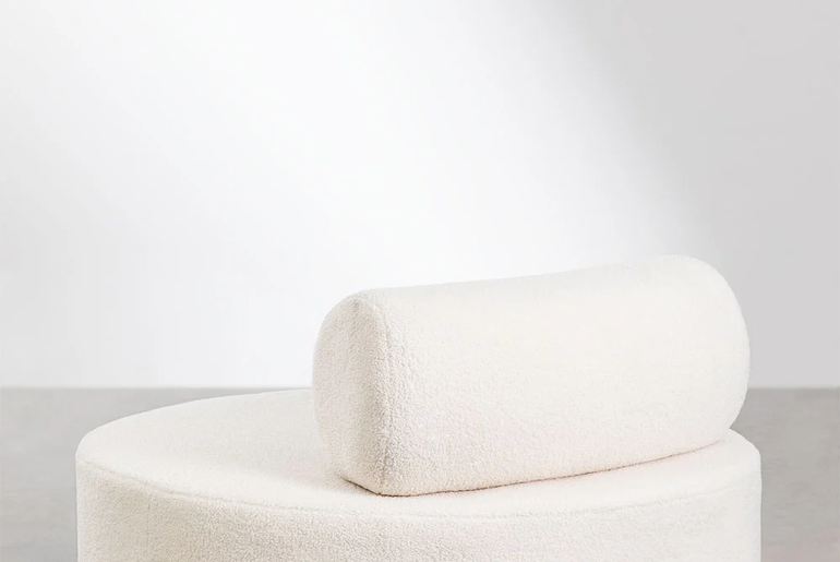 Round wool armchair ORUGA Collection 