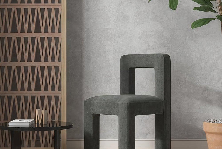 Chaise en velours HELSINKI
