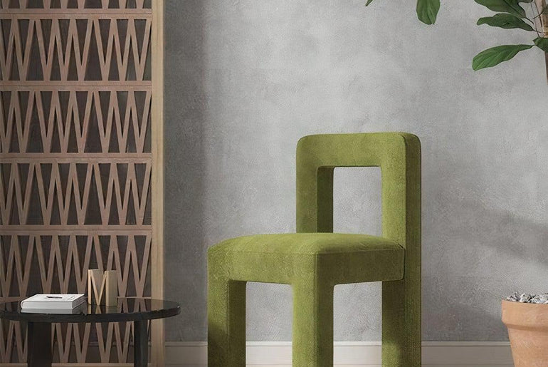 Chaise en velours HELSINKI