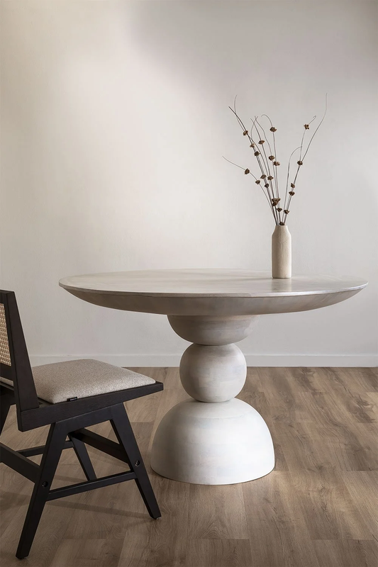 JOYA round cement dining table