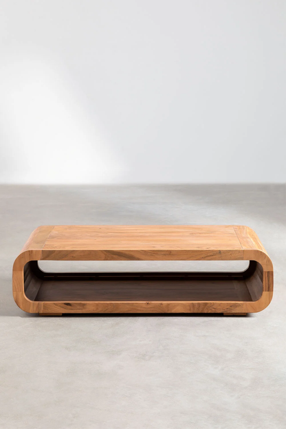 BASMA solid walnut coffee table 