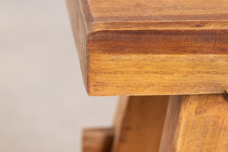 Petit tabouret en bois massif TOKYO