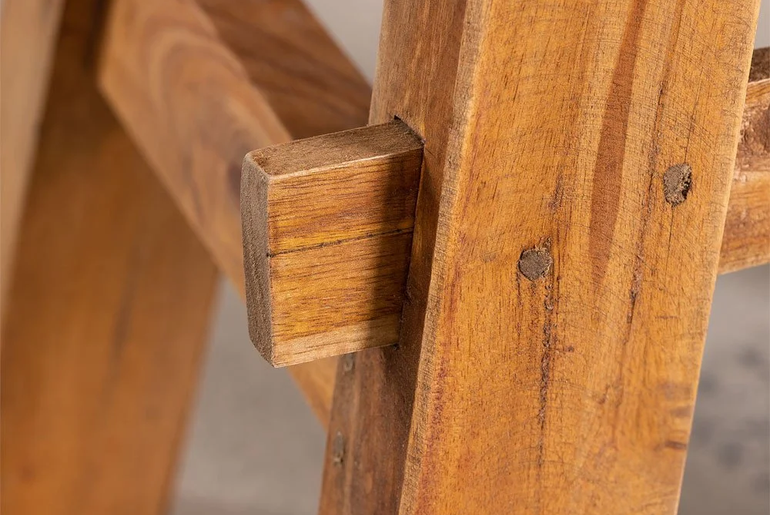 Petit tabouret en bois massif TOKYO