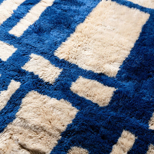 tapis marocain authentique laine naturelle casitablanca Lamia