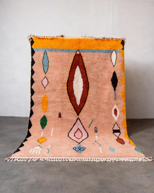 tapis marocain authentique laine naturelle casitablanca Mounaïma